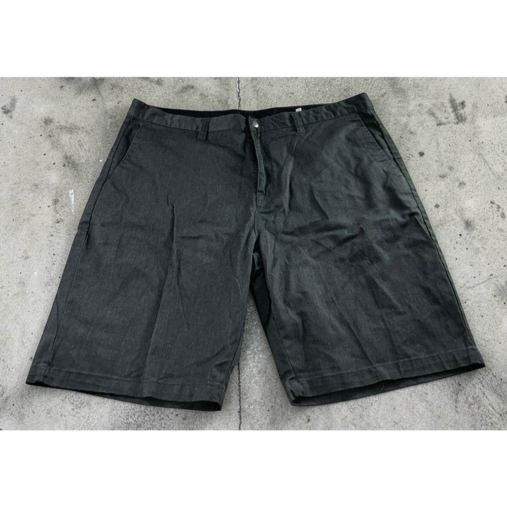 Men's Volcom Vmonty Charcoal Stretch Shorts Size 42 Skater Streetwear A09117V3